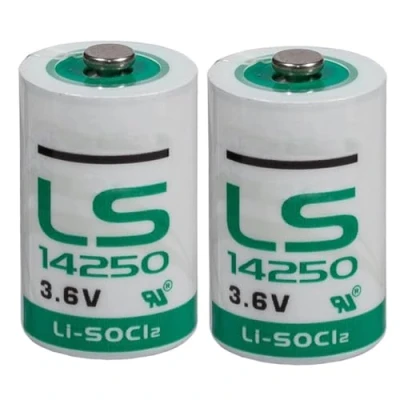 Imagen de BenjiPower 2 pilas LS14250 1/2 AA 3,6 V Li SOCL2 Litio