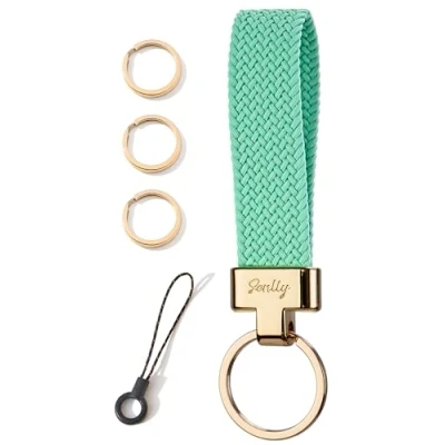 Imagen de SENLLY Llavero para Coche, Minimalista Elástico, Cordón Car Key Fob