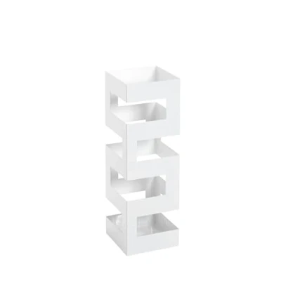 Imagen de HAKU Möbel Paragüero blanco, metal, metal Dim.: AN 16 cm x AL 48 P cm, Estilo: Moderno