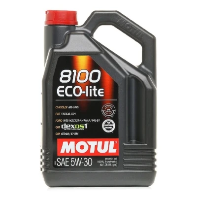 Imagen de Motul 8100 ECO LITE 5W 30 4L Aceite de motor 108213 TOYOTA: Corolla IX Hatchback, Prius III MAZDA: 2 OPEL: Mokka / X