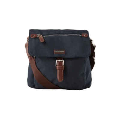 Imagen de Tom Tailor Acc Rina Überschlagtasche Klein, Beige 11220 50 Bolso de Hombro Nailon para Mujer, Color Azul, Talla 22x20x10 cm