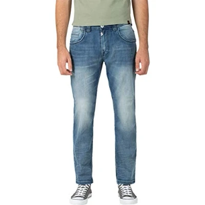 Imagen de Timezone Regular Gerrittz Vaqueros Slim, Azul (Antique Blue Wash 3636), W32/L30 (Talla del Fabricante: 32/30) para Hombre