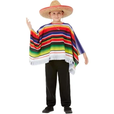 Imagen de Smiffys Poncho, multicolor