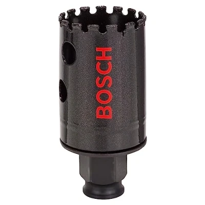 Imagen de Bosch Professional 1x Sierra de Corona Diamante Diamond for Hard Ceramics (para baldosas más duras, Ø 35 mm, Accesorios Taladros Impacto Rotativos)