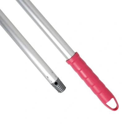 Imagen de Maya Palo ALUMINIO ANODIZADO 1,40m. Ligero, Resistente y Profesional. Mango Rosca de Polipropileno (Color Rosa)