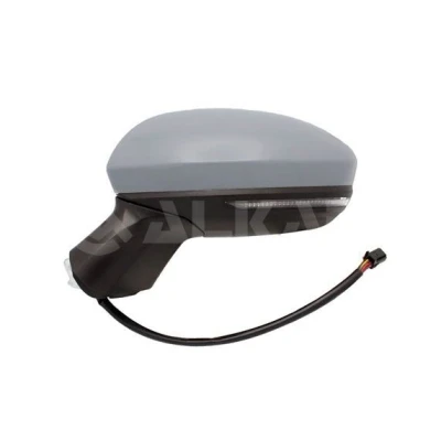 Imagen de Espejo retrovisor Alkar 6143251 izquierda imprimado eléctrico calefactable, abatible eléctricamente, asférico para vehíc. con volante a la