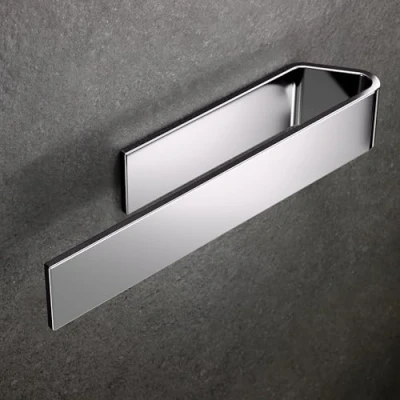 Imagen de Design Hamburgo Toalleros de Baño sin Taladro Toallero Adhesivo para y Cocina Cuelga Toallas (Cromo, 22 cm)
