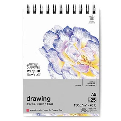 Imagen de Winsor &amp; Newton papel de dibujo, Blanco Natural, DIN A5