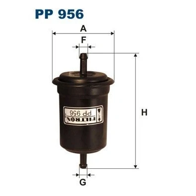 Imagen de FILTRON PP 956 Filtro Combustible de tubería 8 DAIHATSU: Terios II, I