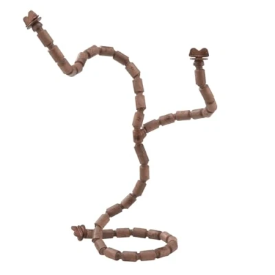 Imagen de FERPLAST Bird Adjustable Percha DE PLASTICO Flex para PAJAROS EXOTICOS 1,2CM, marrón, 1.2Cm79Pack