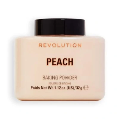 Imagen de Revolution Beauty London, Loose Baking Powder, Prolongs Makeup Wear, Brightening Setting For All Skin Tones, Peach, 32g