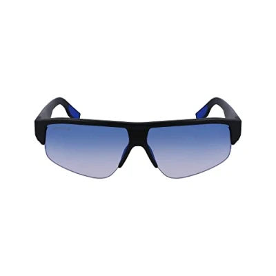 Imagen de Lacoste Men&#039;s Sunglasses L6003S Matte Black with Gradient Blue Flash Mirror Lens