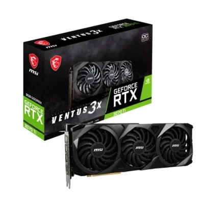 Imagen de MSI GeForce RTX 3070 Ti Ventus 3X 8G OC Tarjeta gráfica 8GB GDDR6X OC, 19 Gbps/256 Bit, PCIe 4.0, HDMI 2.1a, DisplayPort 1.4aTi