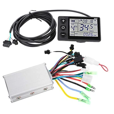 Imagen de Controlador Brushless, 24V 36V / 48V,250W 350W de Velocidad del Motor, sin Escobillas con Panel Visualización LCD Impermeable para E Bike y Moto