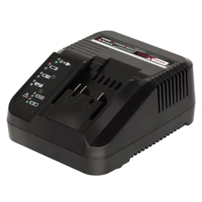 Imagen de Einhell Cargador 18 V 3 a Power X Change (iones de Li, ciclos carga adaptados situación, gestión inteligente con supervisión permanente batería, indicador LED 6 estados)