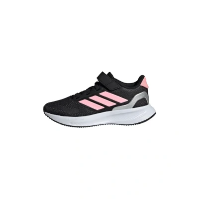 Imagen de adidas Performance Runfalcon 5 EL C Zapatillas de running estables core black pink spark silver metallic para niños, Talla: 28.5 Zapatos