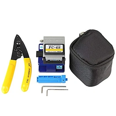 Imagen de FTTH Kit de Herramientas 3 en 1 con FC 6S Fibra Cleaver y Stripper CFS 2
