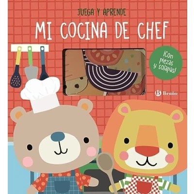 Imagen de Mi cocina DE chef (Castellano A PARTIR 3 AÑOS MANIPULATIVOS (LIBROS PARA TOCAR, JUGAR Y PINTAR), POP UPS Otros libros)