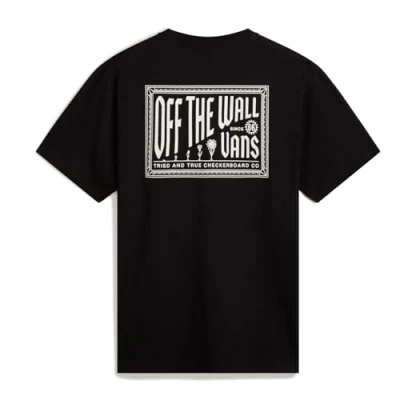 Imagen de Vans Bloomed 66 SS Crew tee B Camiseta, Black, S para Hombre