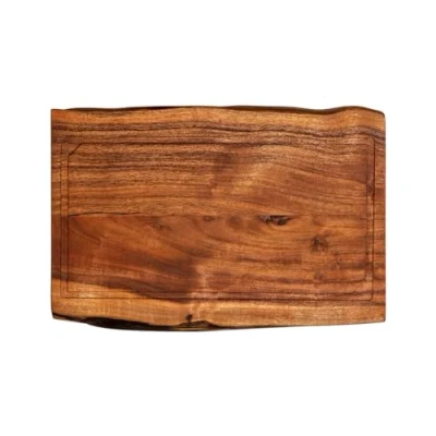 Imagen de Forged Tabla de cortar madera acacia, con surco, 3,5 cm grosor (45 x 30 cm)