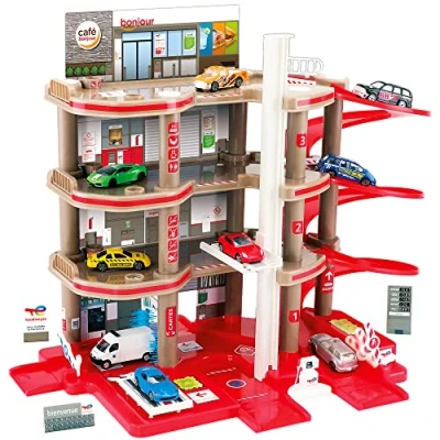 Imagen de Total Super Garage Station Service Garaje pequeño para Coches, Multicolor, 12 x 37.7 42.5 cm (MBI International 401006)