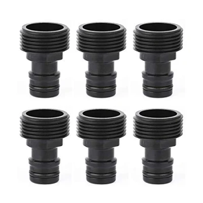 Imagen de Topways® 3/4 inch Male Threaded Adaptor, Hose Pipe Adaptador de tubo manguera &quot;BSP Tipo tornillo macho Accesorio Conector 6 piezas