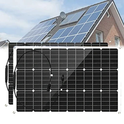 Imagen de Panel Solar 400w 800w Células Solares Fotovoltaicas Fuera De La Red, Módulo Monocristalino Flexible, Módulos Fotovoltaicos del Sistema Solar,2x400W