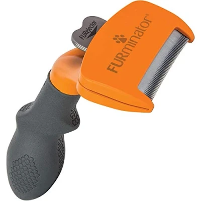 Imagen de FURminator deShedding, Tool para perros medianos de pelo largo, Cepillo talla M eliminar el suelto, Diseño mejorado