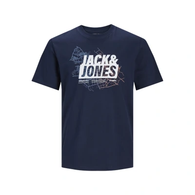 Imagen de Jack &amp; Jones Camiseta estampada, Hombre, Talla: Small, Navy blazer