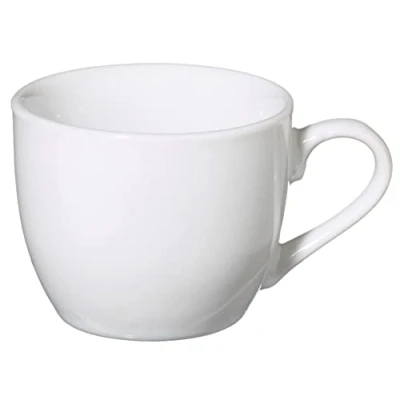Imagen de aro Tazas de café, porcelana, 9.6 x 7.3 5.9 cm, 150 ml, blanco, 6 unidades