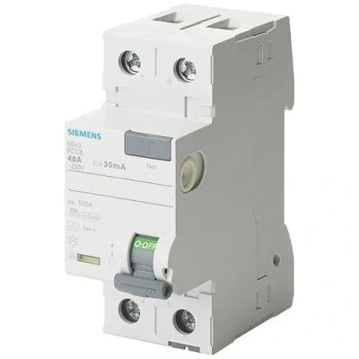 Imagen de Siemens sentron Interruptor diferencial tipo f 25a 1+neutro 30ma 230v 2 módulos