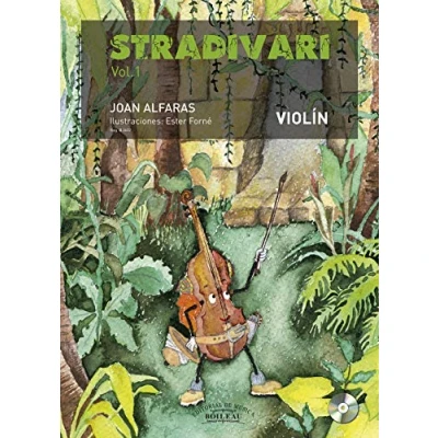 Imagen de STRADIVARI VIOLÍN vol. 1 (Castellano) CD y audios online Libro del alumno Método violín para niños adultos B.3602 creativo ... Joan Alfaras (edición española)