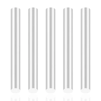 Imagen de iMeistek Barras redondas de aluminio, 8 mm diámetro, 250 longitud, para modelos DIY (5 unidades)