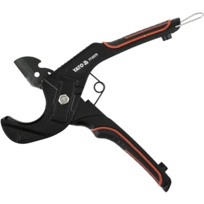 Imagen de Cortatubos profesional para tubos de plástico, alicates corte PVC, PE, poliuretano, PP, PEX, PPR/PPE (36 mm)
