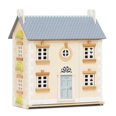 Imagen de Le Toy Van Bay Tree Doll House Large Wooden House, 3 Storey Dolls Play Set Suitable For Ages 3+
