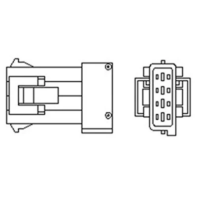 Imagen de MAGNETI MARELLI 466016355096 Sonda lambda térmico 4 PEUGEOT: 206 Hatchback, 406 Coupé, 307 CC, CITROËN: C4 I Xsara Picasso
