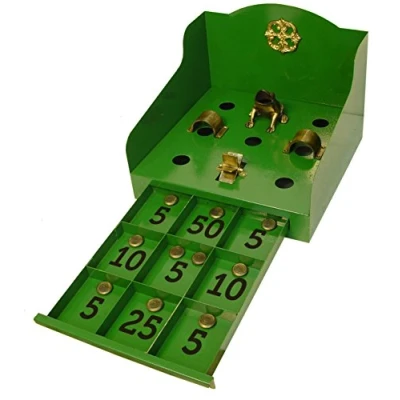 Imagen de Imex El Zorro 71756 Sobremesa Juego Rana Metálico, Verde, M