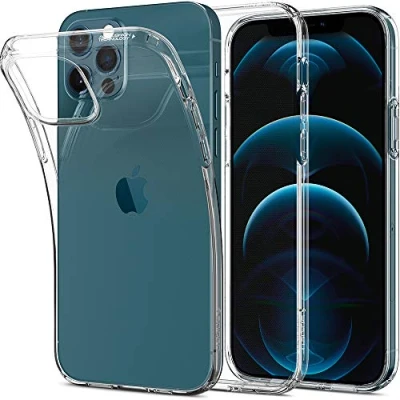 Imagen de Spigen Liquid Crystal TPU Back Cover Apple iPhone 12/12 Pro Transparente
