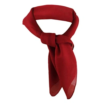 Imagen de TigerTie nicki paño de gasa rojo burdeos tamaño 50 cm x pañuelo bufanda