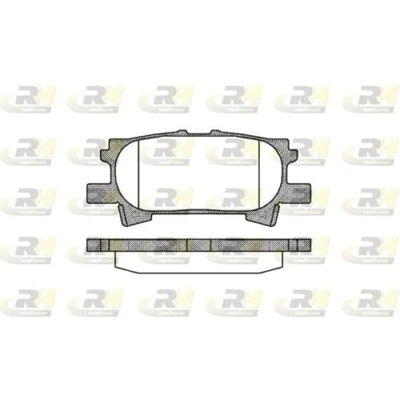 Imagen de ROADHOUSE 21040.00 Juego de pastillas freno Eje trasero LEXUS: RX II