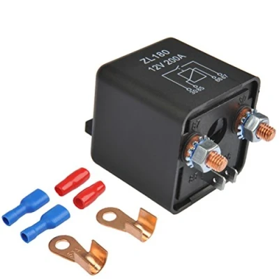 Imagen de ZL180 Relés Coche 12V 200A 4 pines Automoción/Carro/Barco/Motor de Arranque para Trabajo Pesado Carga Dividir con 2 pin Huella y Terminales