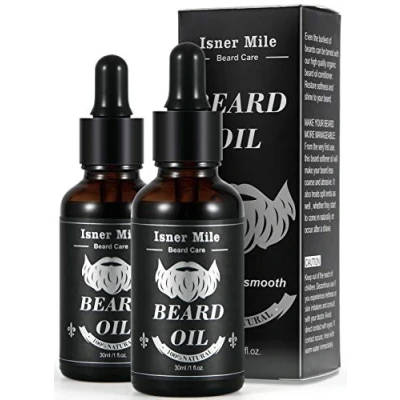 Imagen de Mejor Elección 2 Paquetes Ricino Aceite de Barba para Hombres Cuidado Barba, Ideal El Crecimiento La Suavizar, Hidratar, Fortalecer Ingredientes Naturales Puros 1