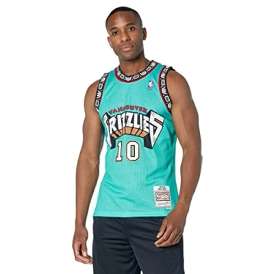 Imagen de Mitchell &amp; Ness NBA Vancouver Grizzlies MIKE Bibby Swingman Equipación de clubes, Hombre, Talla: Small, Teal