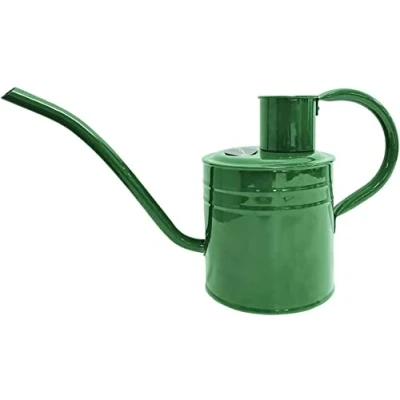 Imagen de Kent &amp; Stowe Regadera Vintage de 1 litro en Verde Jarra Acero galvanizado para regar Las Plantas Interior Estilo clásico inglés con Borde Elevado