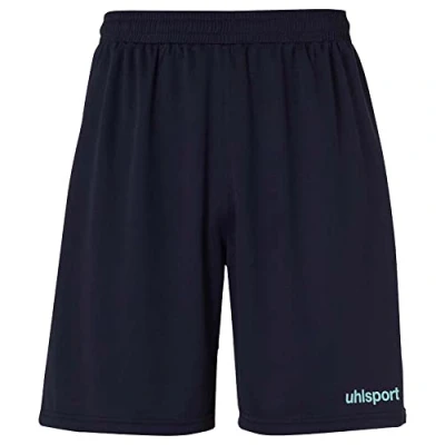 Imagen de Uhlsport Center Basic Shorts Without Slip De Juego, Hombre, Azul Marino/Celeste, 116