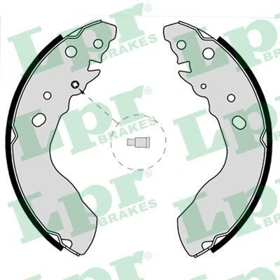 Imagen de LPR 07770 Zapatas de Freno 254 47 SUZUKI: Vitara I SUV, SUV Cabrio