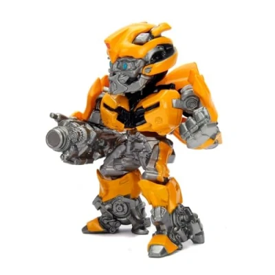 Imagen de Jada Toys Transformers 253111001 Figura Coleccionable de Bumblebee (10 cm), Color Amarillo