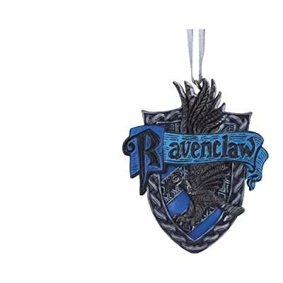 Imagen de Nemesis Now Harry Potter Ravenclaw Adorno para Colgar con Cresta, Color Azul, 8 cm