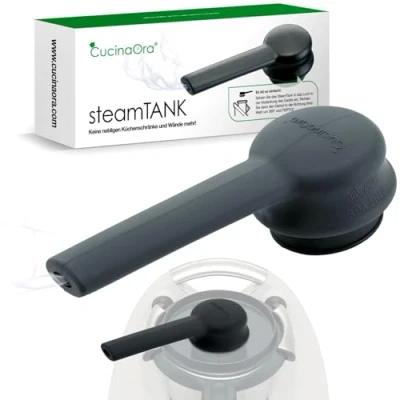 Imagen de CucinaOra steamTANK 2.0 Accesorios Thermomix Compatible con TM6 TM5 TM31 Monsieur Cuisine Connect Hecho de Silicona Utensilios