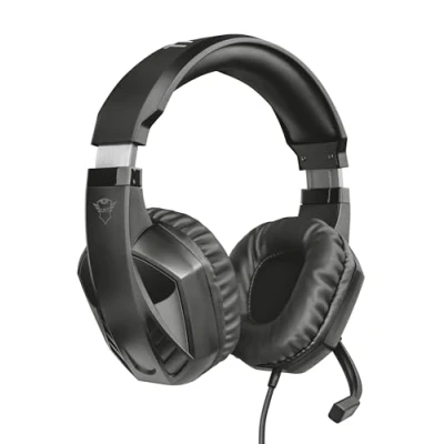 Imagen de Trust Gaming Cascos GXT 412 Celaz Auriculares Gamer con Micrófono Plegable, Cable Trenzado de 1 m, para PS4, PS5, PC, Nintendo Switch, Xbox One, Series X Negro